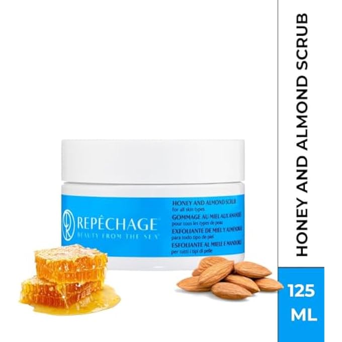 Repechage FACE SCRUB & FACIAL MASK EXFOLIATOR, HELPS REMOVE BLACKHEADS, MADE WITH NATURAL HONEY & ALMOND, FOR ALL SKIN TYPES 5 FL OZ. - Image 2